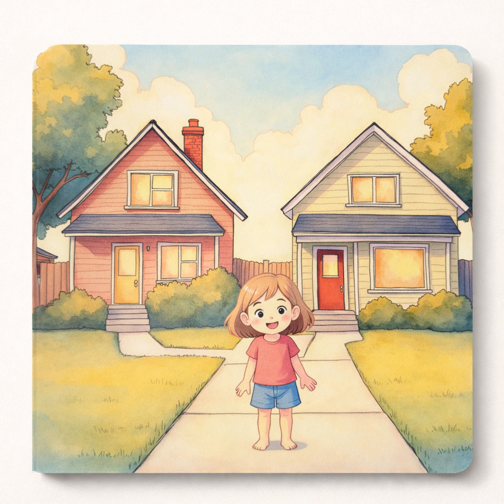 Both My Homes Love Me | A Children’s Book About Two Homes