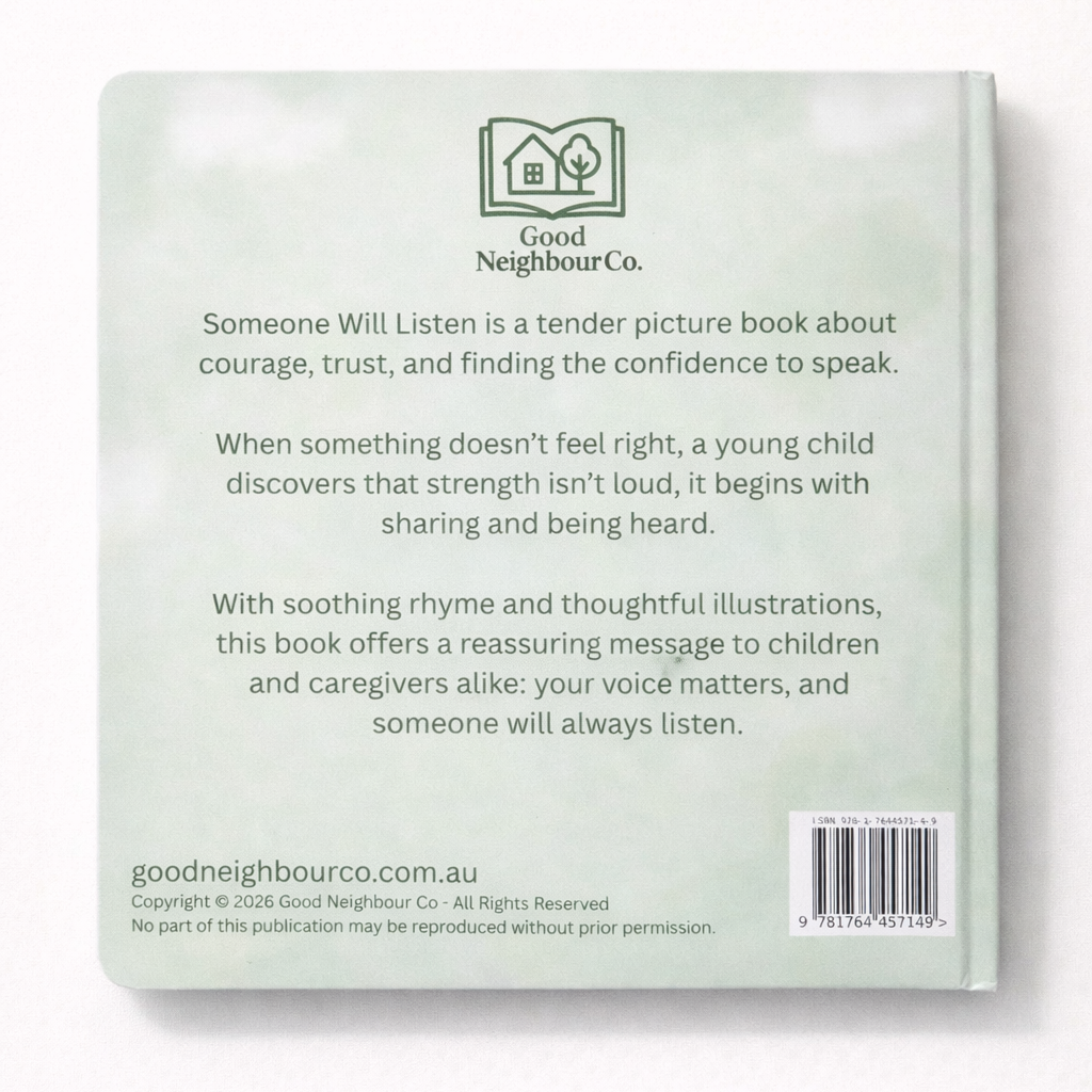 Someone Will Listen | A Children’s Book About Speaking Up
